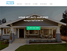 Tablet Screenshot of alder.com